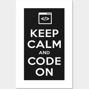 Keep Calm Programming for Developers Posters and Art